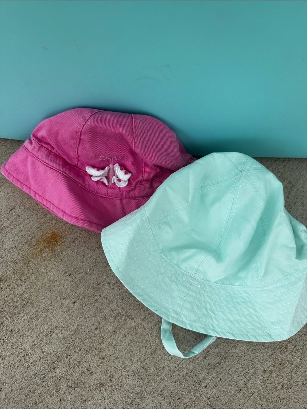 Baby girls sun hat set